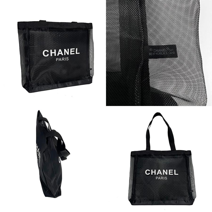 CHANEL 【ノベルティ】 シャネル トートバッグ メッシュ 透かし CHANEL 【ノベルティ】 シャネル トートバッグ メッシュ 透かし