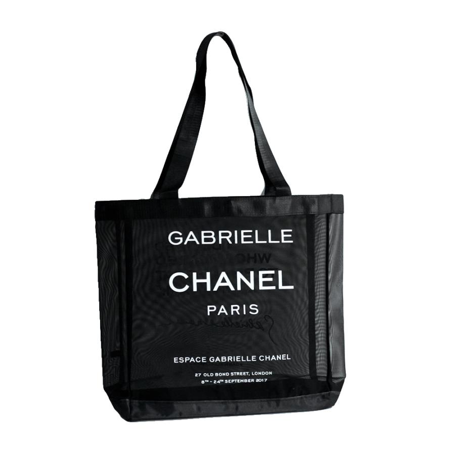 CHANEL 【ノベルティ】 シャネル トートバッグ メッシュ 透かし CHANEL 【ノベルティ】 シャネル トートバッグ メッシュ 透かし