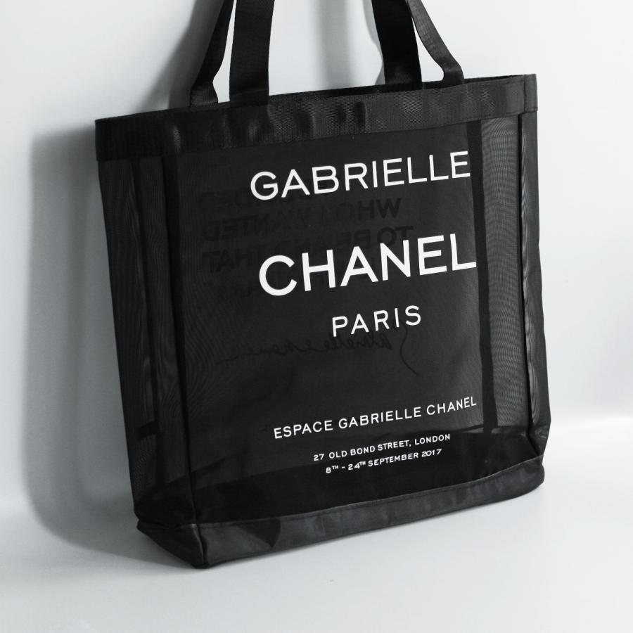 CHANEL 【ノベルティ】 シャネル トートバッグ メッシュ 透かし CHANEL 【ノベルティ】 シャネル トートバッグ メッシュ 透かし