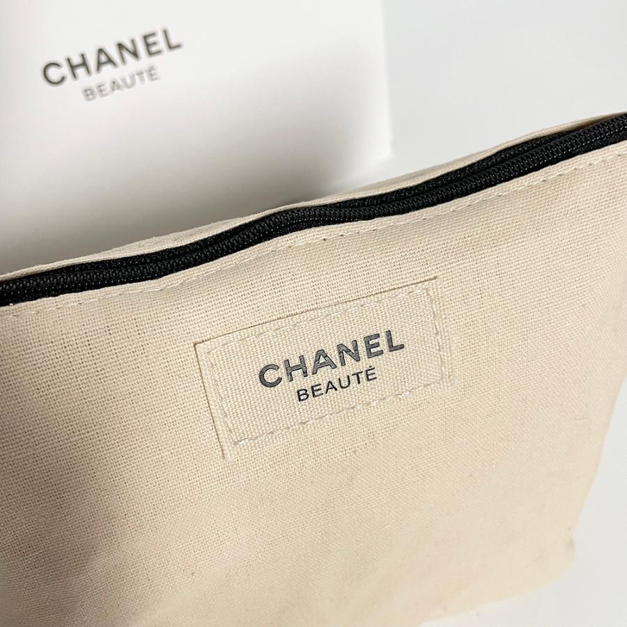 CHANEL 【ノベルティ】 シャネル ポーチ 帆布 コットン ミラー CHANEL 【ノベルティ】 シャネル ポーチ 帆布 コットン ミラー