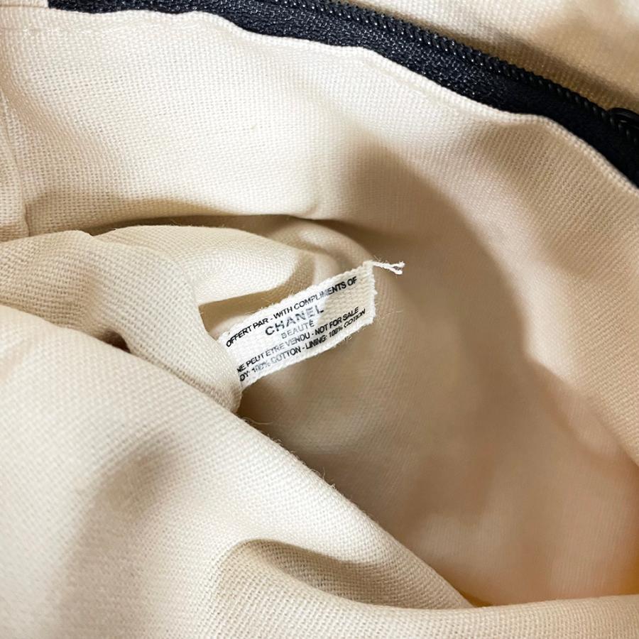 CHANEL 【ノベルティ】 シャネル ポーチ 帆布 コットン ミラー CHANEL 【ノベルティ】 シャネル ポーチ 帆布 コットン ミラー