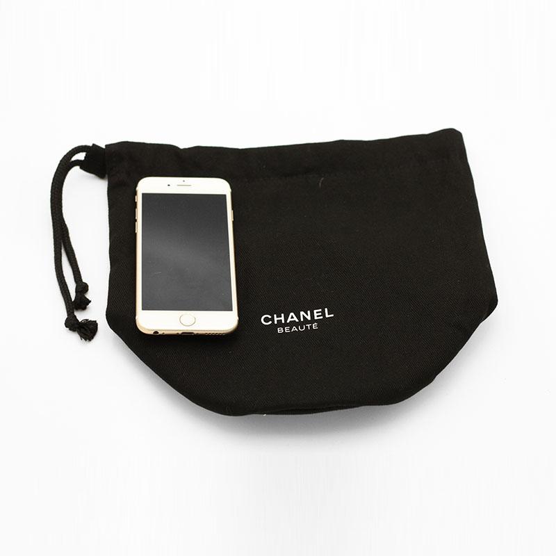 CHANEL 【ノベルティ】 シャネル ポーチ 巾着 大容量 帆布 海外正規品  