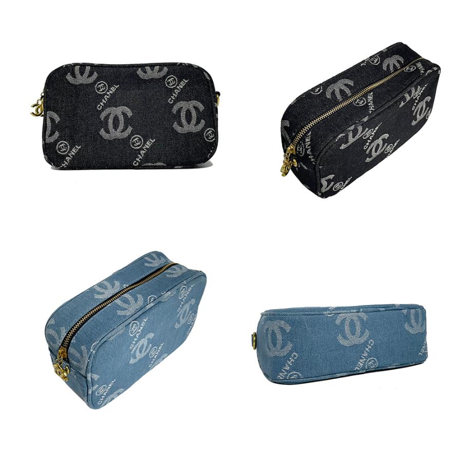 CHANEL 【ノベルティ】 シャネル ポーチ キラキラ ラメ ゴールド CHANEL 【ノベルティ】 シャネル ポーチ キラキラ ラメ ゴールド