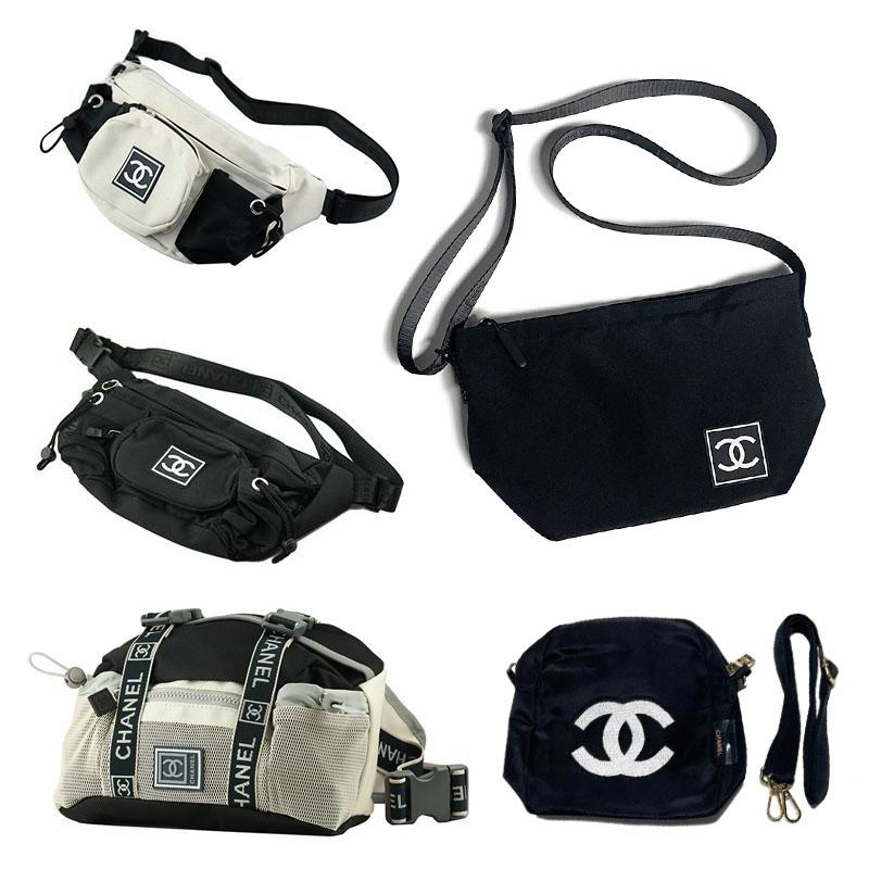 CHANEL 【ノベルティ】 シャネル ポーチ 帆布 ボディバッグ 海外 CHANEL 【ノベルティ】 シャネル ポーチ 帆布 ボディバッグ 海外