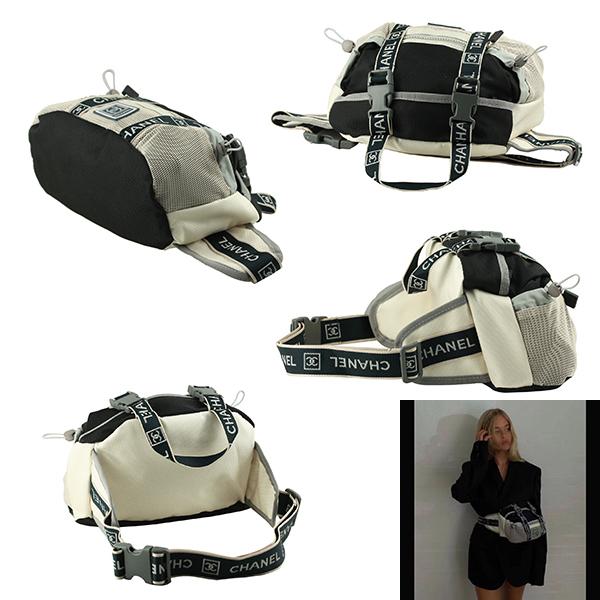 CHANEL 【ノベルティ】 シャネル ポーチ 帆布 ボディバッグ 海外 CHANEL 【ノベルティ】 シャネル ポーチ 帆布 ボディバッグ 海外