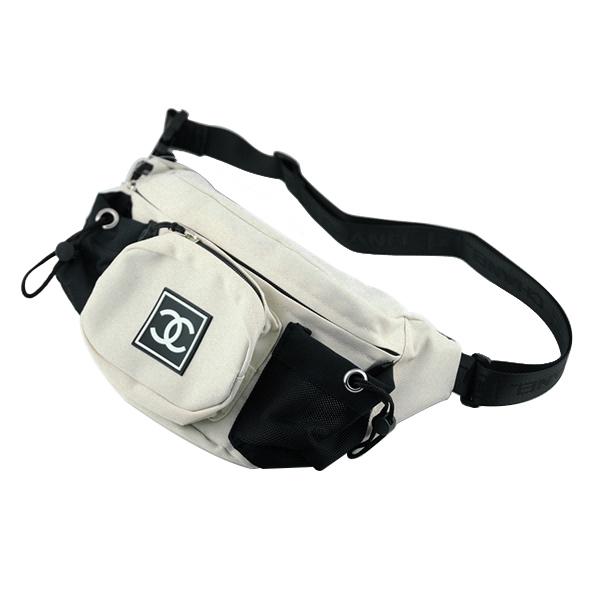 CHANEL 【ノベルティ】 シャネル ポーチ 帆布 ボディバッグ 海外 CHANEL 【ノベルティ】 シャネル ポーチ 帆布 ボディバッグ 海外