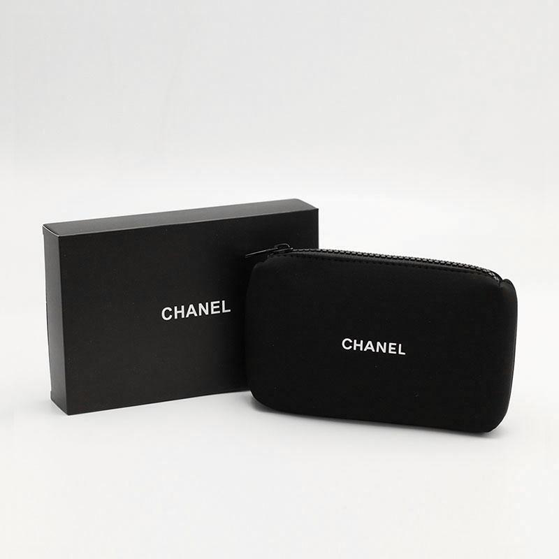 CHANEL 【ノベルティ】 シャネル ポーチ クッション 黒 チャンス CHANEL 【ノベルティ】 シャネル ポーチ クッション 黒 チャンス