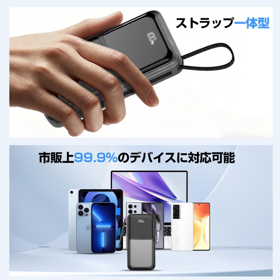 SHRATCH モバイルバッテリー 大容量 40000mAh 2.1A急速充電 軽量 小型