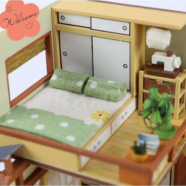 Diy木製ドールハウス 手作りキットセット ミニ家具工芸品キット ミニチュアコレクション Ledライト プレゼント ケース付き Jjdiy16 Bambi 通販 Yahoo ショッピング