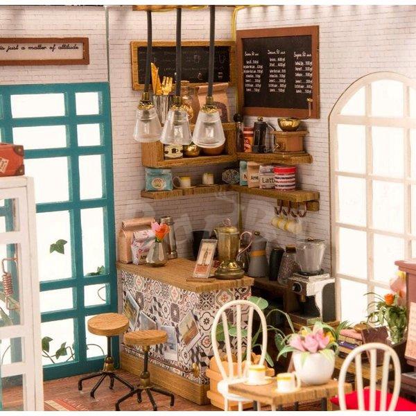 Diy木製ドールハウス 手作りキットセット ミニ家具工芸品キット ミニチュアコレクション Ledライト プレゼント Jjdiy22 Bambi 通販 Yahoo ショッピング