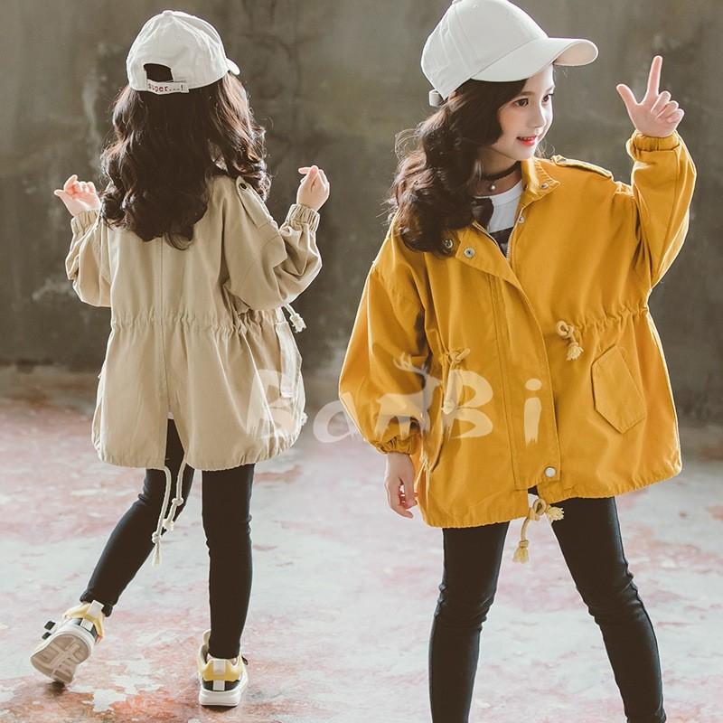 子供服 トレンチコート ジャケット アウター 女の子 キッズ コート 秋 冬 セール 110cm 1cm 130cm 140cm 150cm 160cm Kidout19 Bambi 通販 Yahoo ショッピング