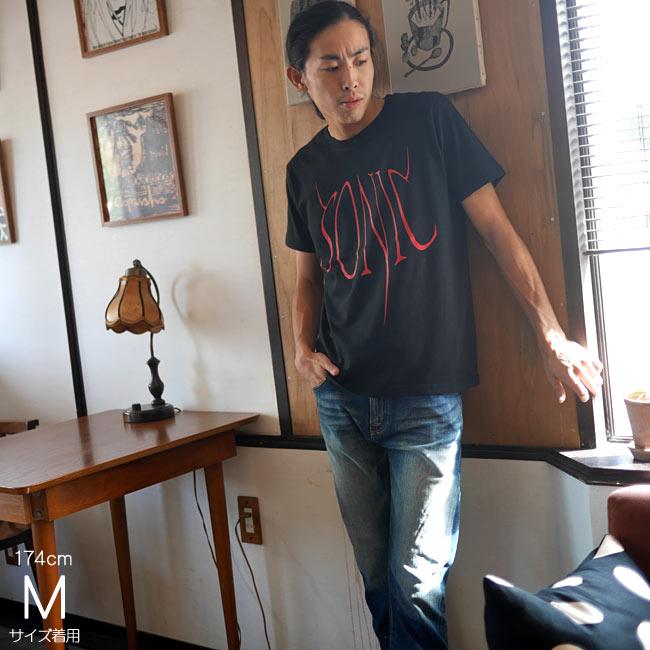 SONIC(ソニック) Tシャツ (ブラック) LPR a02tee-bk -X- 半袖 黒色 ロック ROCK 音速 音楽 ミュージック バンド ライブ フェスコーデ | メンズセレクト | 04