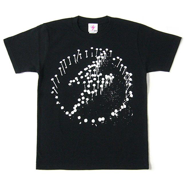 パンクロックTシャツ / イナズマーク Tシャツ (ブラック)-G- 半袖 黒系 PUNKROCK バンド ライブ フェス ロゴデザイン かっこいい | メンズセレクト