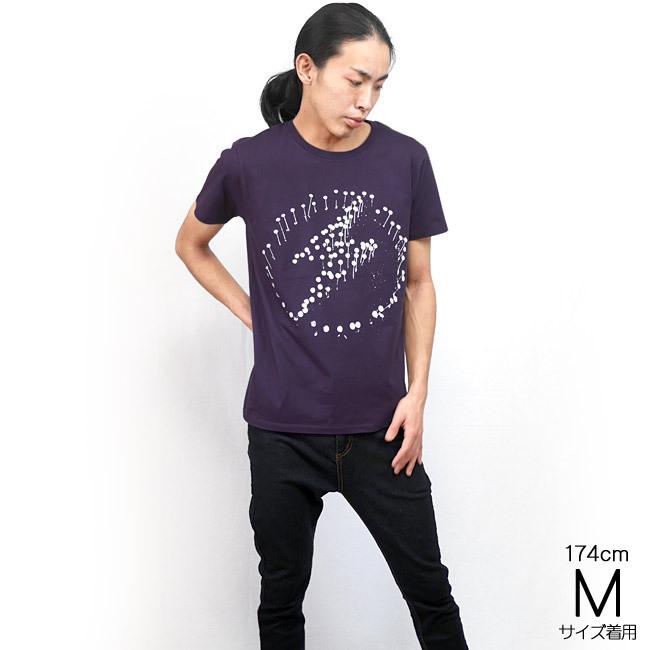 レディースセレクト イナズマーク ライトTシャツ (バイオレット) -F 