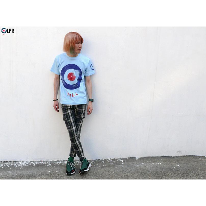 ロックTシャツ / ROLL ( ロール ) Tシャツ ライトブルー -X- 標的