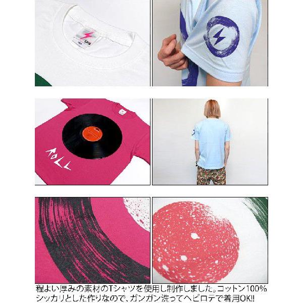 ロックTシャツ / ROLL ( ロール ) Tシャツ ( ホワイト ) -X- モッズ ROCK アメカジ プリント 大きいサイズ 半袖 春 夏 | メンズセレクト | 03