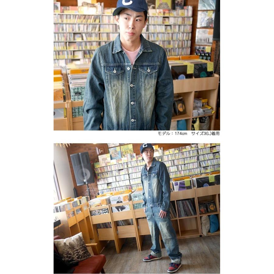 3rdスタイル デニムオールインワン -G- DENIM つなぎ ツナギ アメカジ カジュアル オシャレ 作業着 ワークパンツ | メンズセレクト | 02