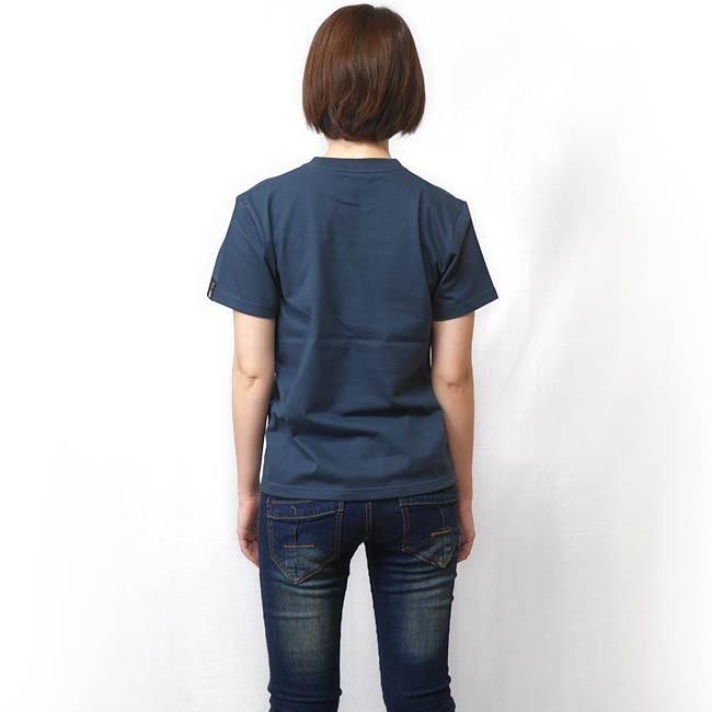 バンビガール Tシャツ (スレート) -G- 半袖 紺色 ばんび 子鹿 アニマル おしゃれ かわいい イラスト 春夏秋服コーデ | レディースセレクト | 03