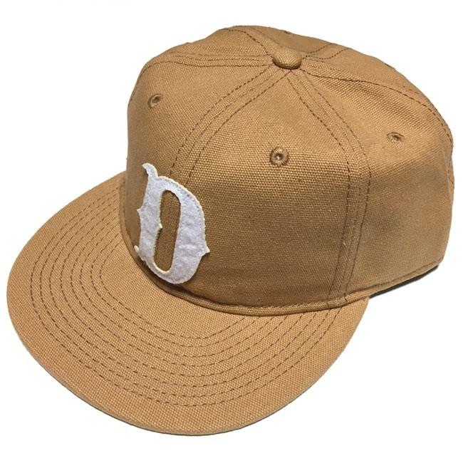 デッキーズ "D" フラットビル スナップバックキャップ (ダック)- DICKIES ディッキーズ -G- CAP キャップ 帽子 フラットバイザー キャンバス生地 | Dickies