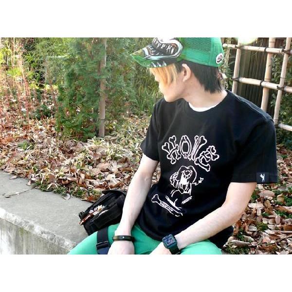 DANCING BONE Tシャツ - HARIKEN ハリケン -☆☆- ROCK ロックTシャツ カレッジ プリント 骨 ダンス 半袖 | メンズセレクト | 03
