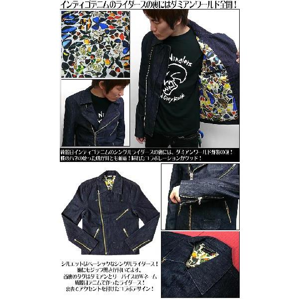 DAMIEN denim riders jacket デニムライダースジャケット DAMIEN denim riders jacket デニムライダースジャケット
