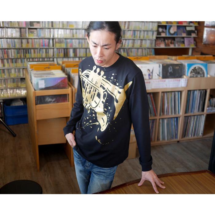 Funk Jazz(ファンク ジャズ) ロングスリーブTシャツ -X- 長袖 黒色系 ロンTee メンズ レディース ファンキー ブルース ファンク スウィング |  | 02