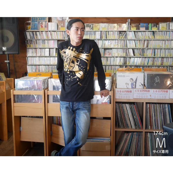 Funk Jazz(ファンク ジャズ) ロングスリーブTシャツ -X- 長袖 黒色系 ロンTee メンズ レディース ファンキー ブルース ファンク スウィング |  | 03