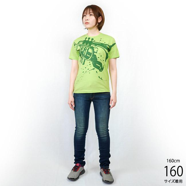 Funk Jazz Tシャツ (ライムグリーン)-G- 半袖 メンズ レディース ジャズ ブルース ファンク スウィング 音楽 ミュージック かっこいい | メンズセレクト | 04