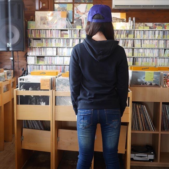 特別プライス☆　bambi rock フーデット ライトパーカー -G- スウェット ブラック ロックバンド ギター ベース ドラム アメカジ カジュアル | レディースセレクト | 05