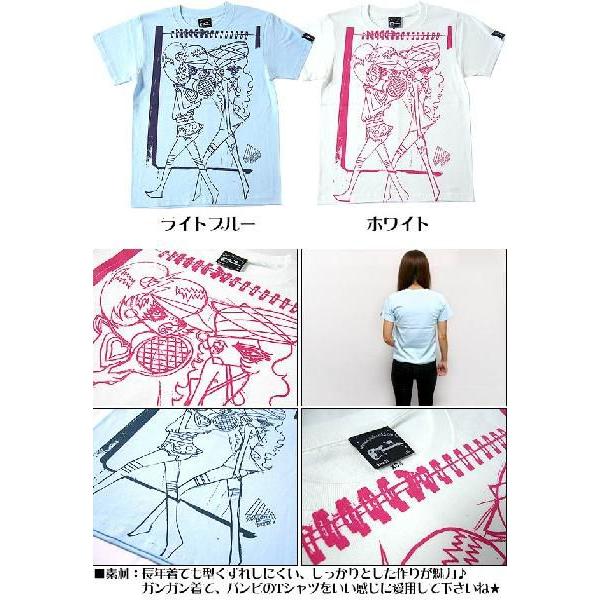 リボンパニック（ribbonpanic）Tシャツ -A- コラボ イラスト テニス サブカル カジュアル かわいい 半袖｜bambi｜03