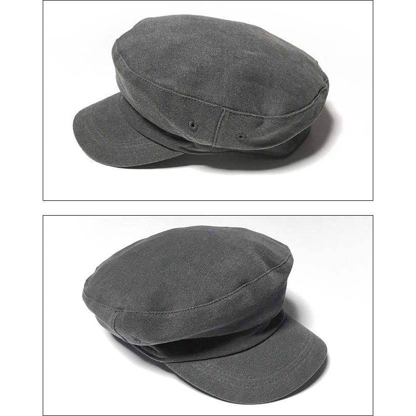 バイオウォッシュスウェット マリンワークキャップ (ブラック)  - PENNANT BANNERS -R- CAP 帽子 ぼうし カジュアル ストリート アメカジ | メンズセレクト | 02