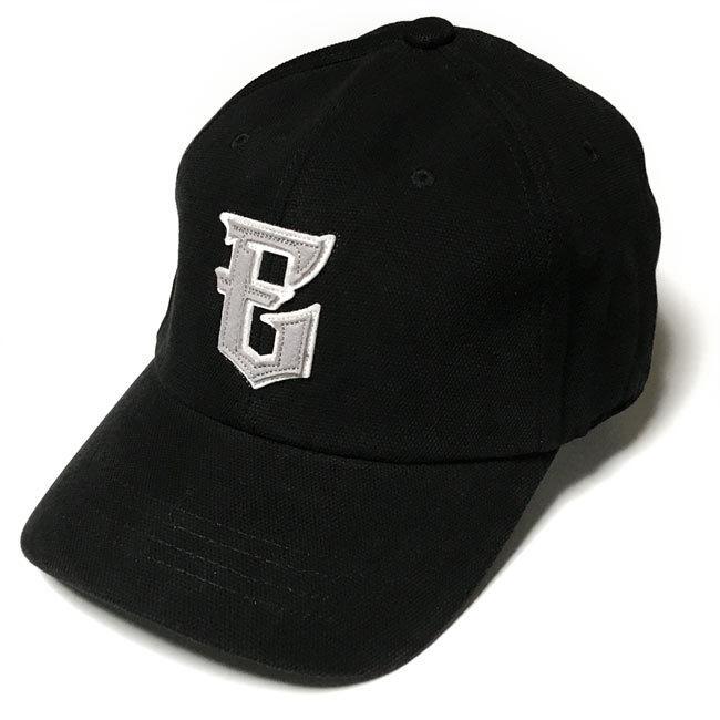 ワッペンロゴ DUCK ベースボールキャップ (ブラック)  - PENNANT BANNERS -F- BBCAP ダック ボールキャップ 帽子 アメカジスタイル カジュアル | メンズセレクト