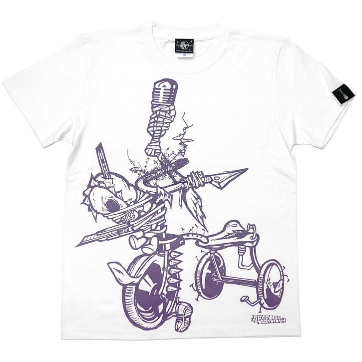 チャイルドウエポン サンリンシャ Tシャツ ホワイト スカル パンクロック ハードコア イラストpunkrock 半袖 白色 Pi003tee Wh Tシャツ屋さんバンビ 通販 Yahoo ショッピング