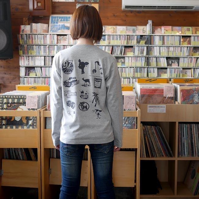 コアバンビ ロングスリーブ Tシャツ -F- 長袖 ロンT 子鹿 こじか スカル ドクロ モンスター イラスト パンクロックＴシャツ | メンズセレクト | 05