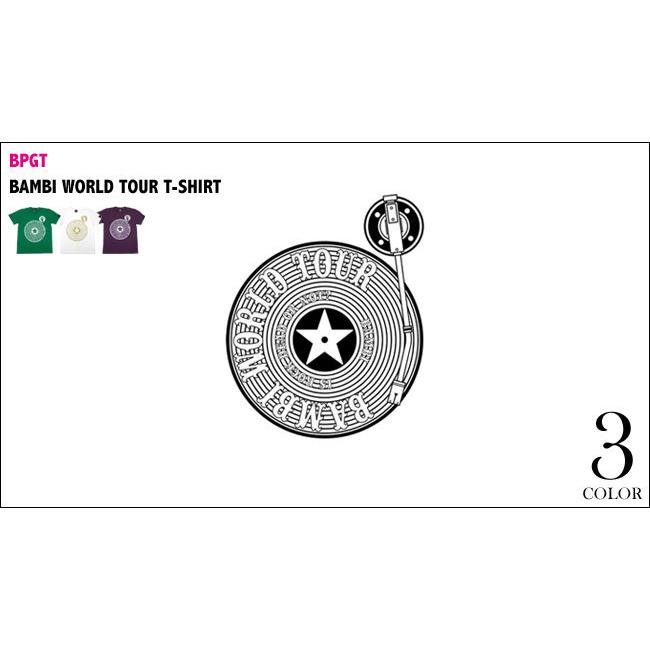 ロックTシャツ / Bambi World Tour Tシャツ (M.パープル)-F- 半袖 紫色 ROCK ロックバンドTシャツ ライブ フェス ミュージック | メンズセレクト | 05