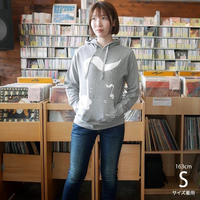 スカルオンプ ライトパーカー -F- ヘザーグレー 灰色系 スウェットコーデ ROCK ロック ドクロ柄 髑髏 ガイコツ アメカジ カジュアル | レディースセレクト | 03