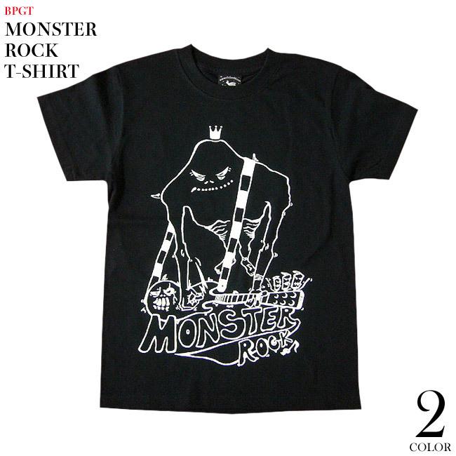 ベッドロック星、バッファローダメージtシャツ メンズセレクト MONSTER ROCK モンスターロック Tシャツ