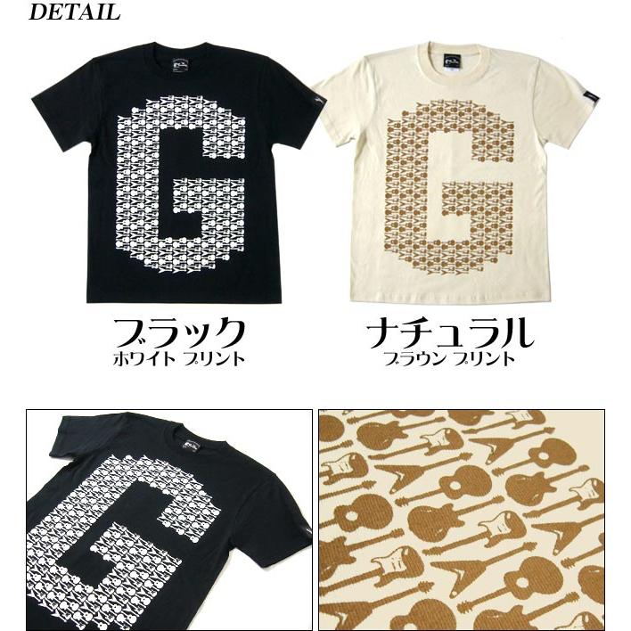 ロックTシャツ / ギターのG　Tシャツ -G-  バンド ライブ フェス カジュアル アメカジ プリント 半袖 大きいサイズ 春夏秋コーデ | レディースセレクト | 06