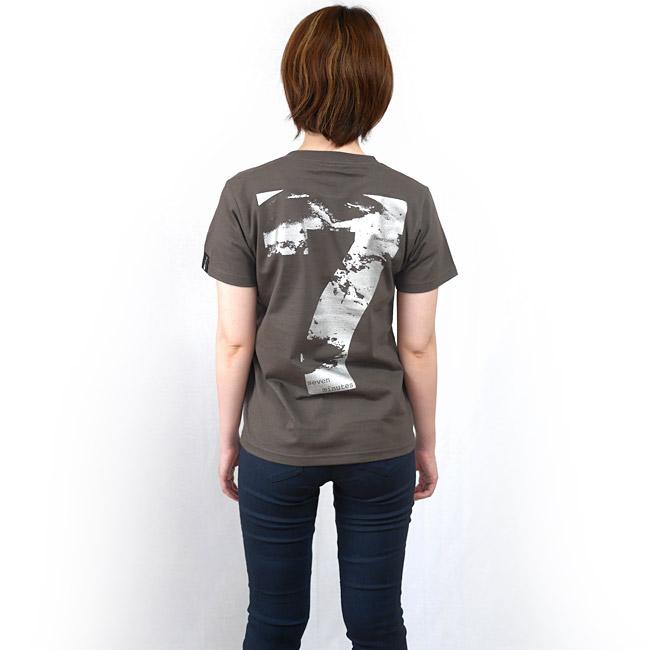 Time Limit [タイムリミット] Tシャツ (チャコール) -F- セブン ナンバー7 地球 メッセージ グラフィックデザイン 半袖 灰色 | ブランド登録なし | 04