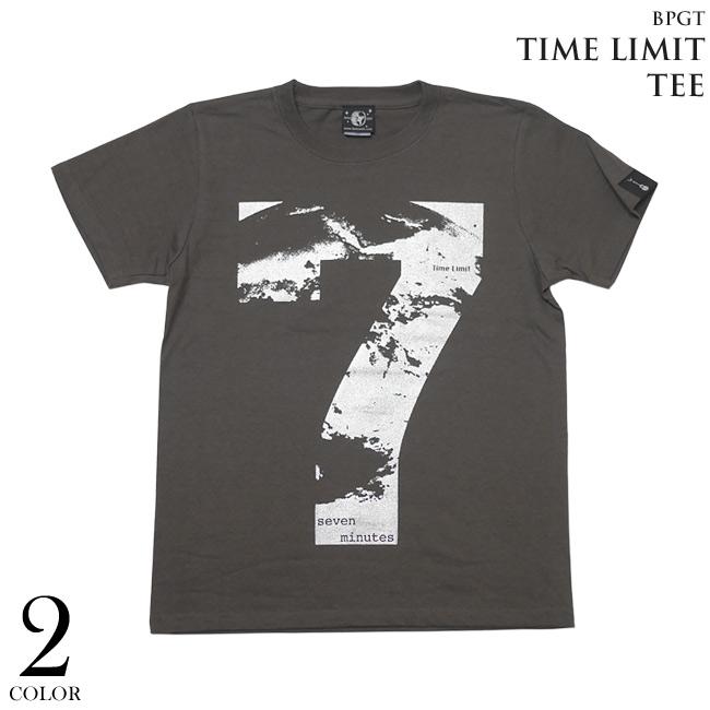 Time Limit [タイムリミット] Tシャツ (チャコール) -F- セブン ナンバー7 地球 メッセージ グラフィックデザイン 半袖 灰色 | ブランド登録なし | 05