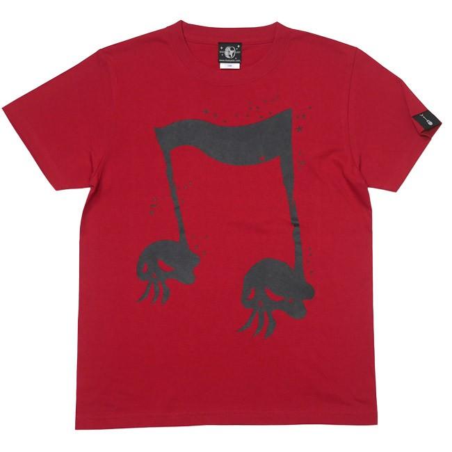 スカルオンプ2 Tシャツ (レッド) -G- 半袖 赤色 ドクロ スカルオンプ2 Tシャツ (レッド) -G- 半袖 赤色 ドクロ
