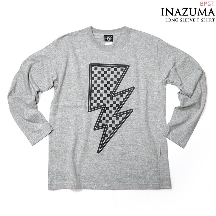 イナズマ ロングスリーブ Tシャツ -G- 長袖Tシャツ ロンTee カットソー