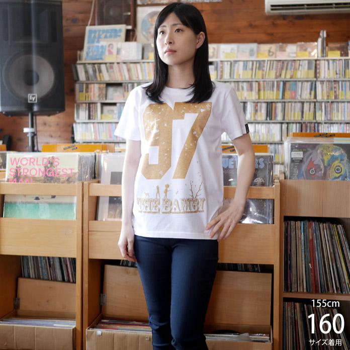 bambi97 Tシャツ (ホワイト) -X- 半袖 白地 シロ 九七 ナンバー ロゴマーク バンビ バンビ 夜空 十字架 グラフィックデザイン |  | 03