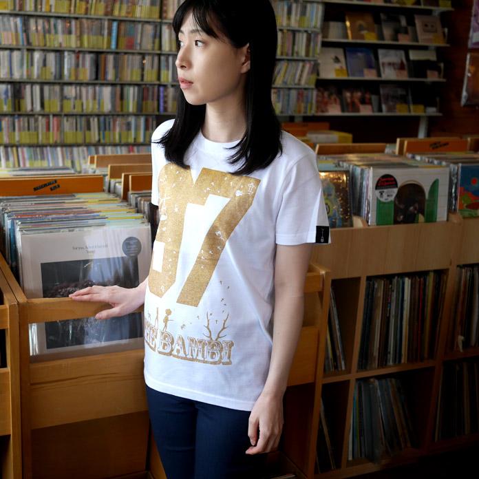 bambi97 Tシャツ (ホワイト) -X- 半袖 白地 シロ 九七 ナンバー ロゴマーク バンビ バンビ 夜空 十字架 グラフィックデザイン |  | 04