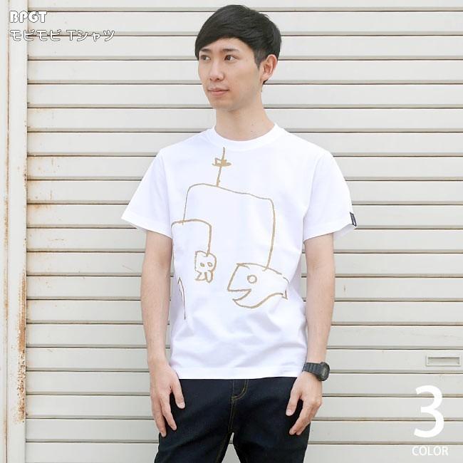 特別プライス☆　モビモビ Tシャツ (ホワイト) 半袖 白tee イラスト 落書き らくがき かわいい おしゃれ アメカジ カジュアル |  | 04