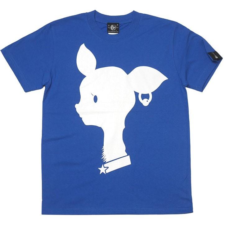 バンビ様MADISONBLUE Tシャツ m78 レディースセレクト Bambi Mark Tシャツ (ロイヤルブルー) -X