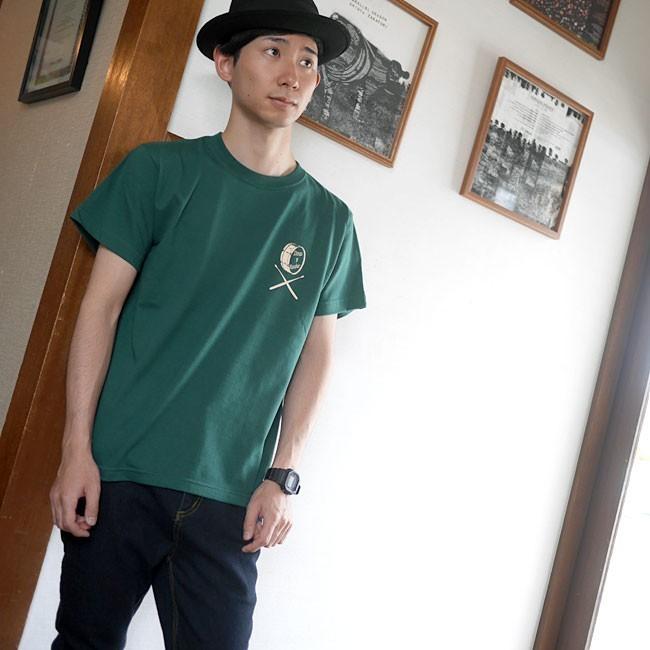 ロックTシャツ / DR3 (ドラムロッカー3) Tシャツ (アイビーグリーン) -G- 半袖 緑色 ドラム ドラマー バンド ロックンロール | メンズセレクト | 02