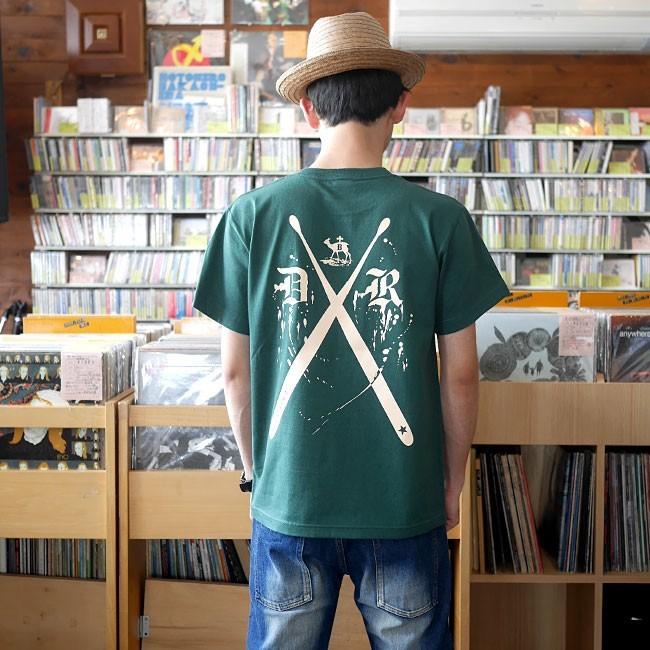ロックTシャツ / DR3 (ドラムロッカー3) Tシャツ (アイビーグリーン) -G- 半袖 緑色 ドラム ドラマー バンド ロックンロール | メンズセレクト | 04