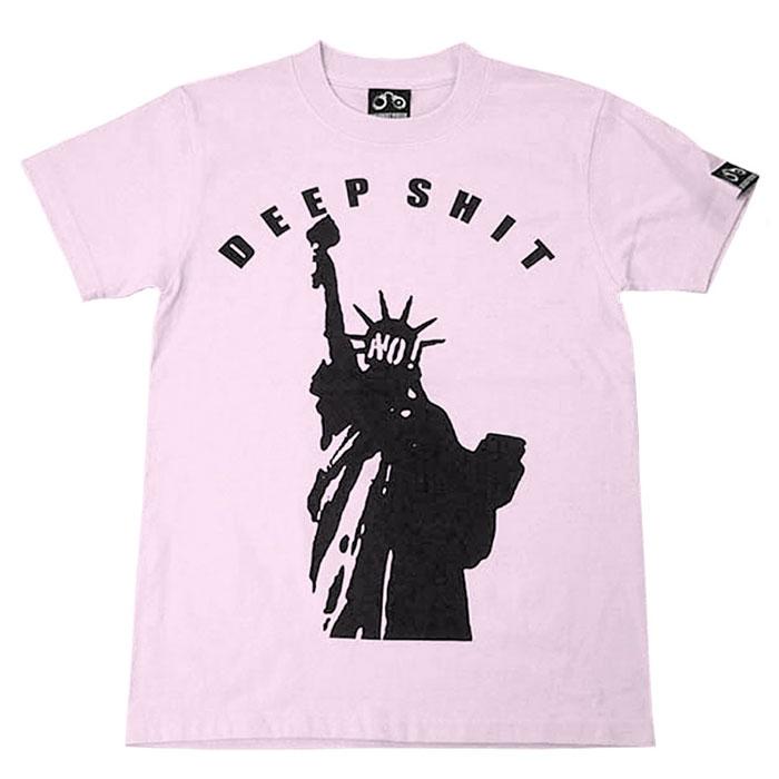 Deep Shit　Tシャツ -G- 半袖 ブラック ライトピンク 自由の女神 PUNKROCK パンクロックTEE USA アメリカ ストリート かっこいい | メンズセレクト | 06