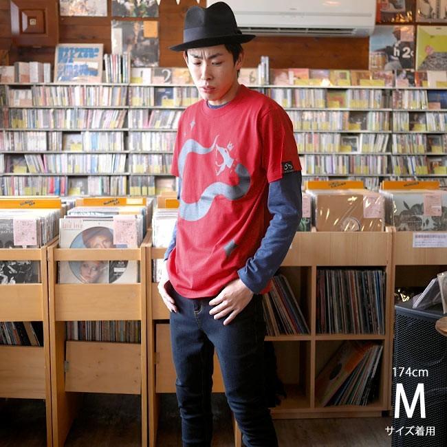 メンズセレクト ロックTシャツ / ロイヤルスネイク Tシャツ (レッド